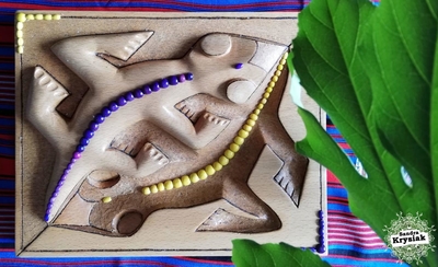 Ana Bes. Relieve en madera de haya. 2019