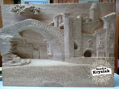 Ismael - Relieve en proceso - Madera de Cerrejeira