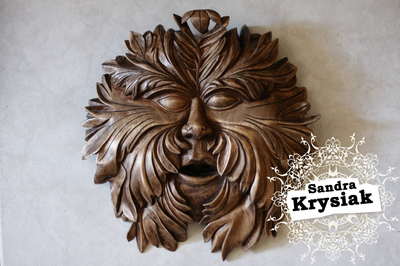 Ismael, talla en abedul, teñido