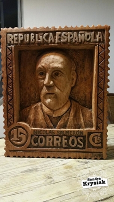 JAMS. Relieve en madera de doussie. 2019