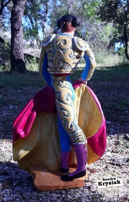 Adelaida. Escultura de torero policromado 2. 2020