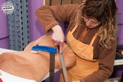 Trabajo de Talla en Madera : Sandra Krysiak