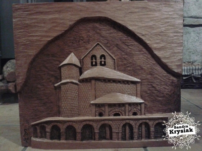 Angel. Relieve en cedro tropical. 2015