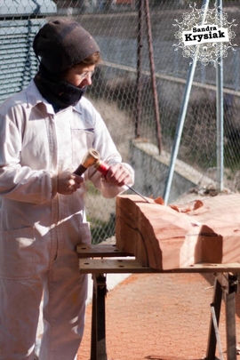 Trabajo de Talla en Madera : Sandra Krysiak