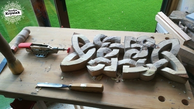 Raúl. Escultura en proceso. 2020