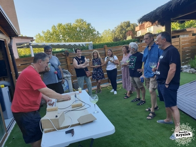 Reunión en casa de Raúl. Alumnos de Villalba.