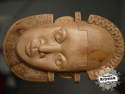 Mª Angeles, escultura terminada, 2013