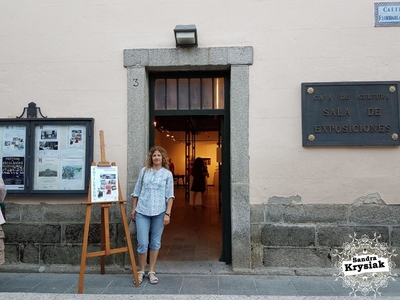 Sandra Krysiak. Exposición San Lorenzo del Escorial. Octubre 2017