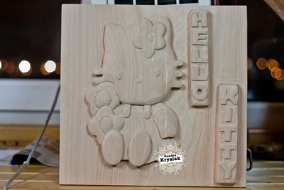 Paloma, relieve en haya