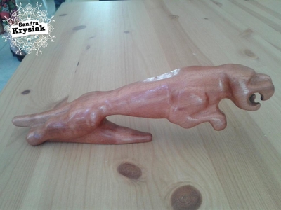 Miguel Jarque. Talla de Jaguar. 2016